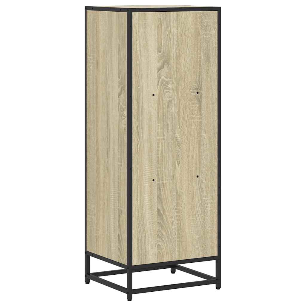 bogreol 40x35x107,5 cm konstrueret træ sonoma-eg