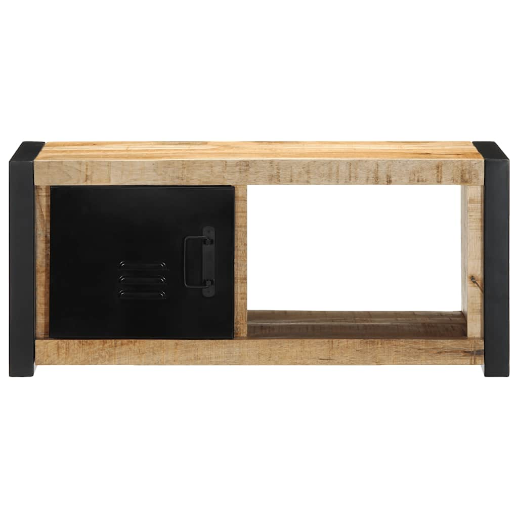 tv-bord 80x30x35 cm massivt ru mangotræ