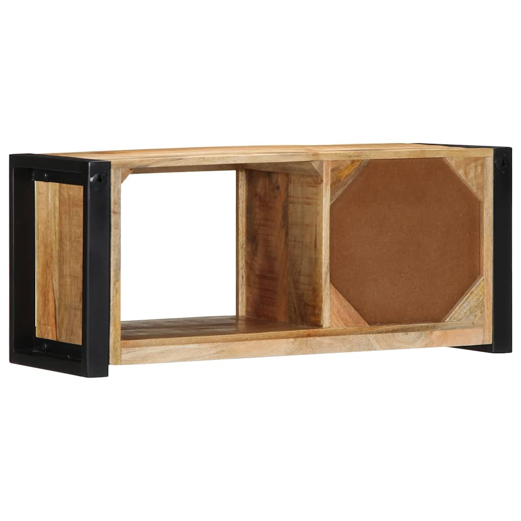 tv-bord 80x30x35 cm massivt ru mangotræ