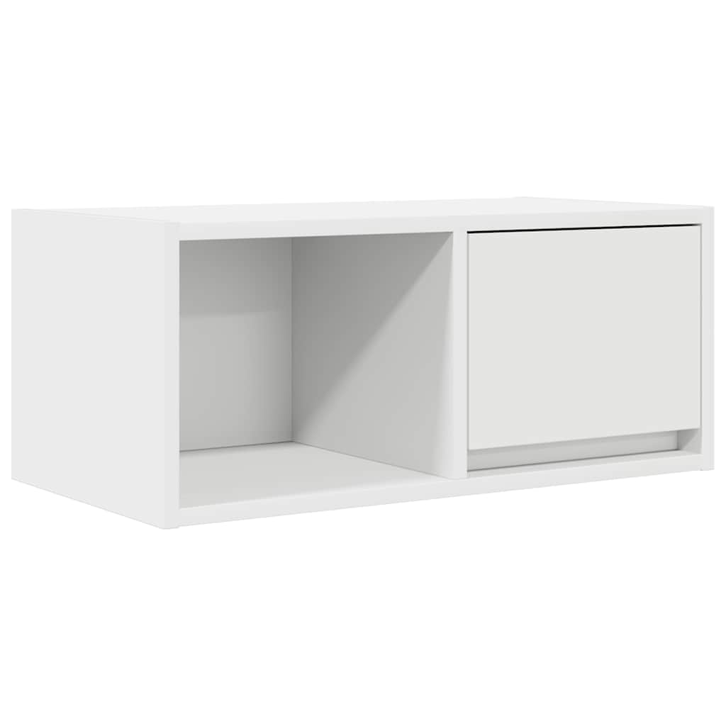 tv-bord 60x31x25,5 cm konstrueret træ hvid