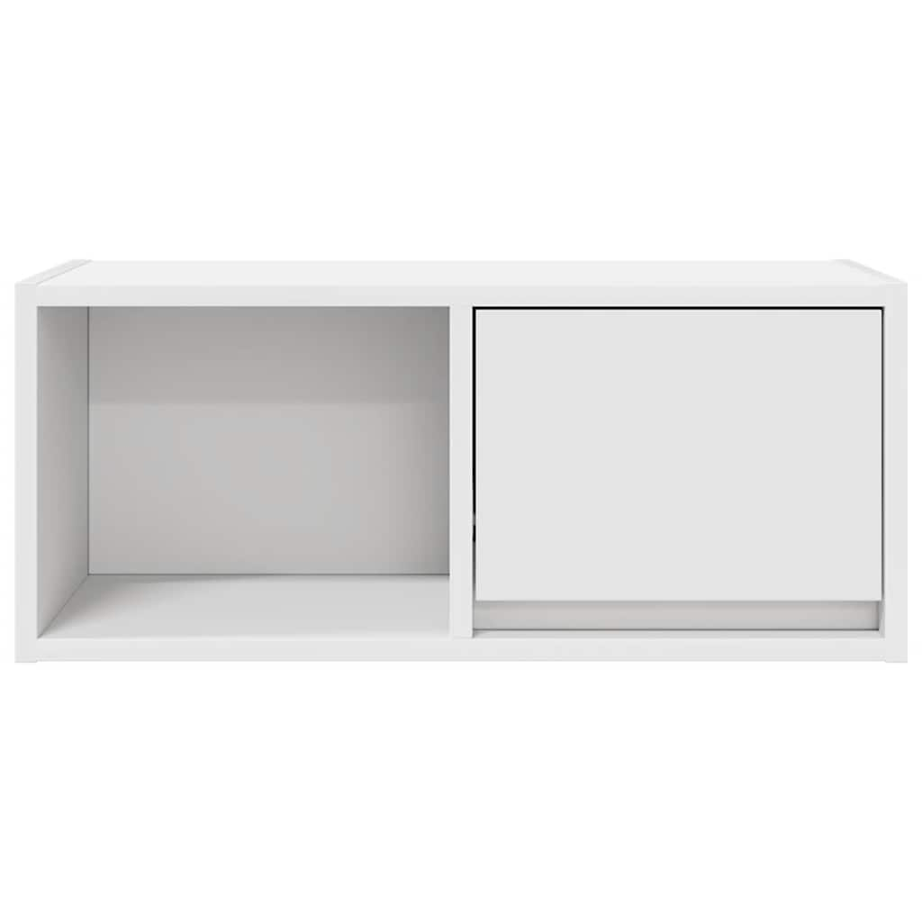 tv-borde 2 stk. 60x31x25,5 cm konstrueret træ hvid