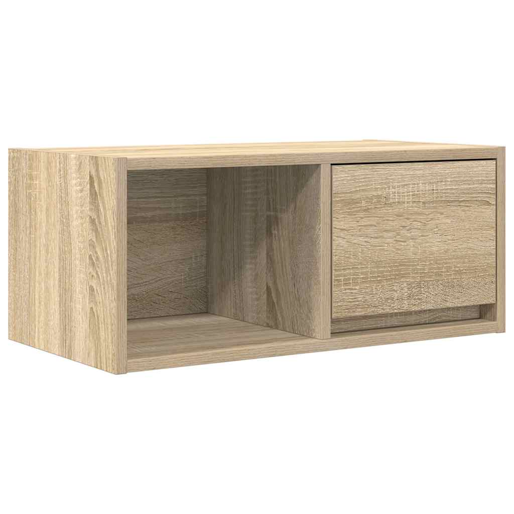 tv-borde 2 stk. 60x31x25,5 cm konstrueret træ sonoma-eg