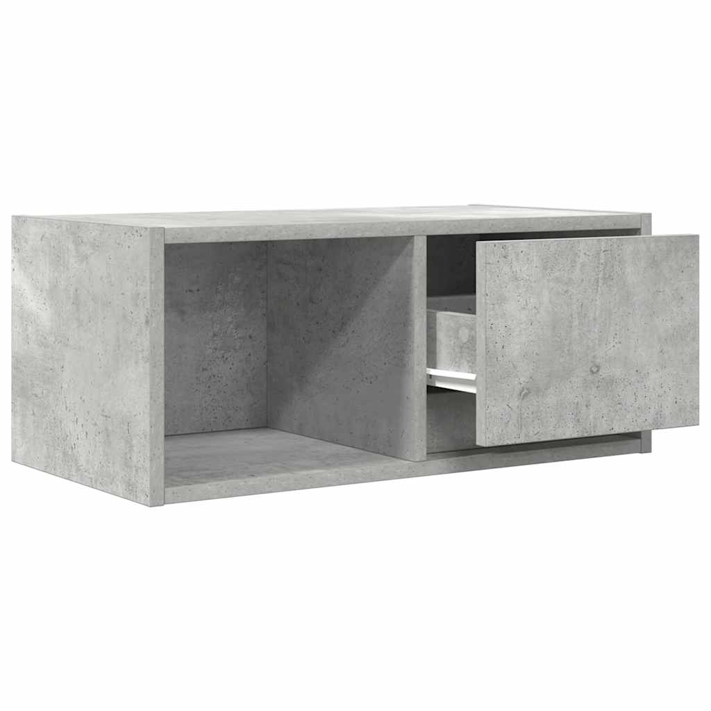 tv-borde 2 stk. 60x31x25,5 cm konstrueret træ betongrå