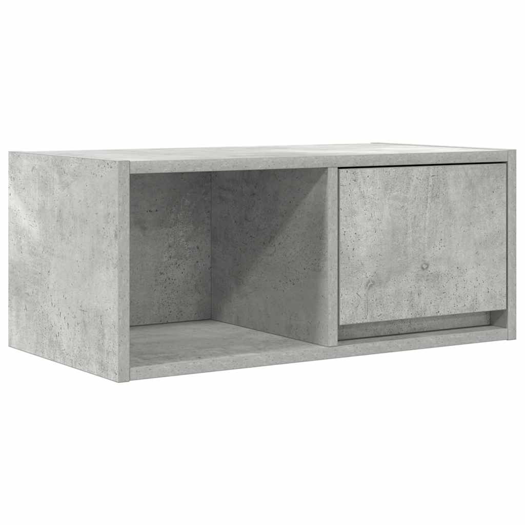 tv-borde 2 stk. 60x31x25,5 cm konstrueret træ betongrå