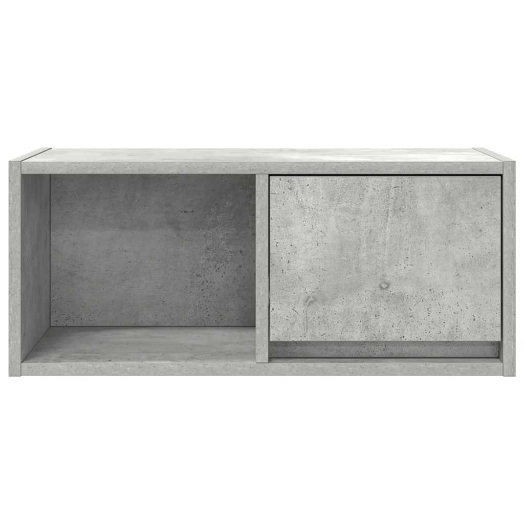 tv-borde 2 stk. 60x31x25,5 cm konstrueret træ betongrå