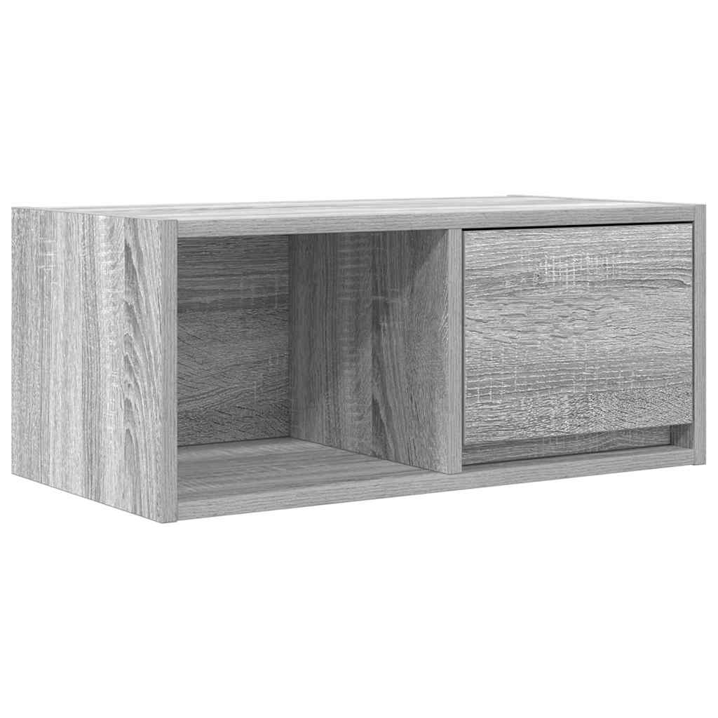 tv-borde 2 stk. 60x31x25,5 cm konstrueret træ grå sonoma-eg