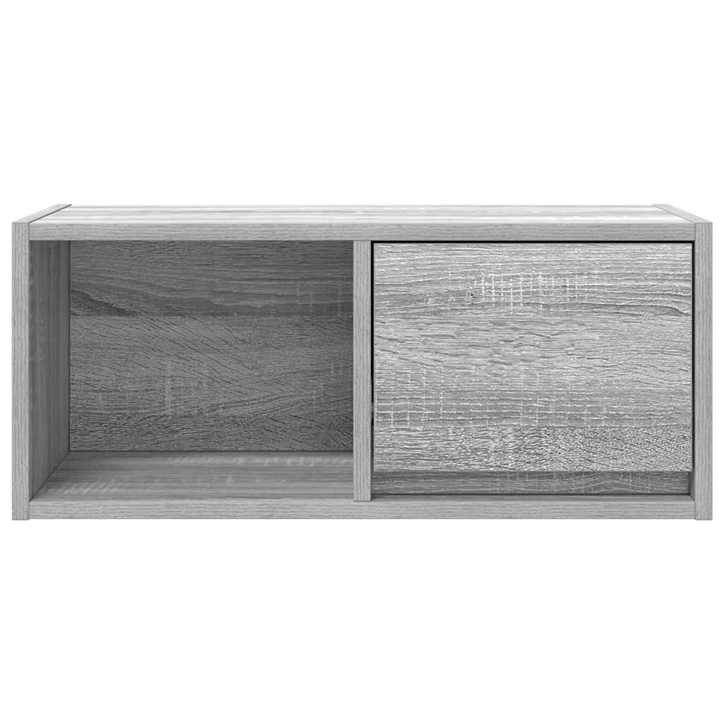 tv-borde 2 stk. 60x31x25,5 cm konstrueret træ grå sonoma-eg