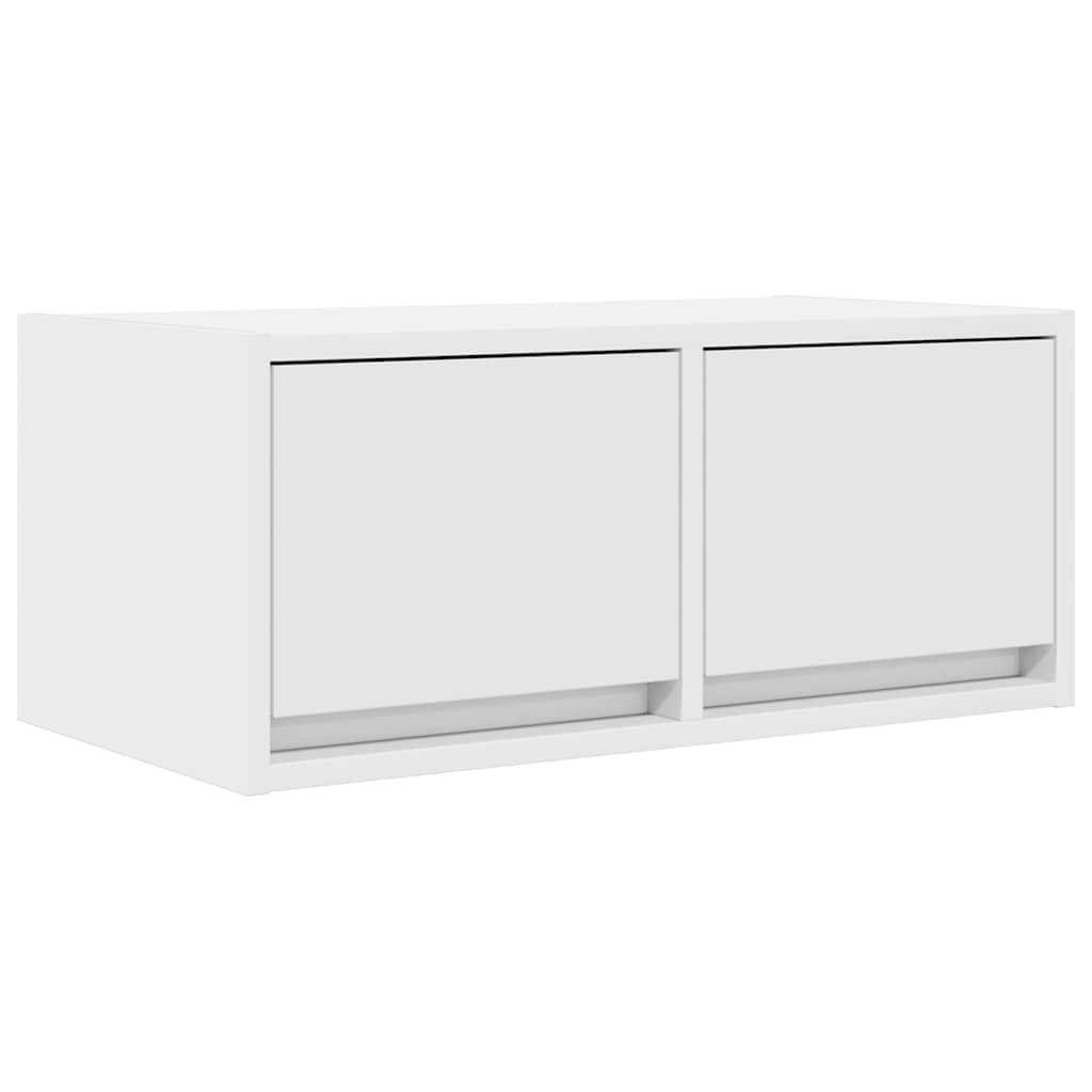 tv-borde 2 stk. 60x31x25,5 cm konstrueret træ hvid