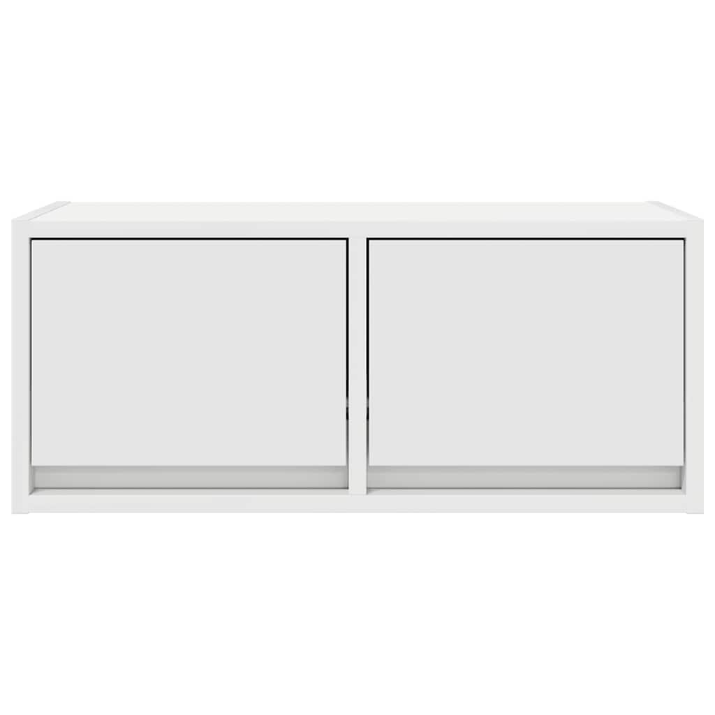 tv-borde 2 stk. 60x31x25,5 cm konstrueret træ hvid