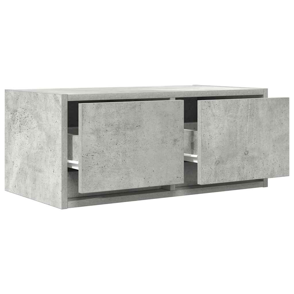 tv-borde 2 stk. 60x31x25,5 cm konstrueret træ betongrå