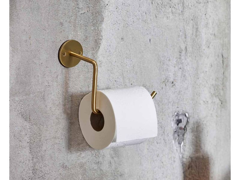 MOUD Home WALL Toiletrulleholder - messing