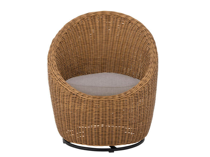 Bloomingville Roccas Loungestol, Brun, Polyrattan