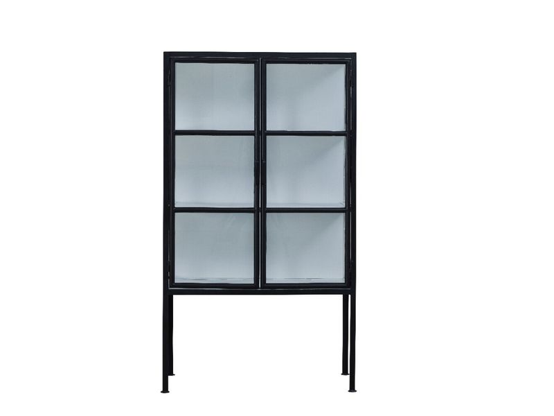 Lene Bjerre Design DK Depot vitrineskab 150x85 cm. sort
