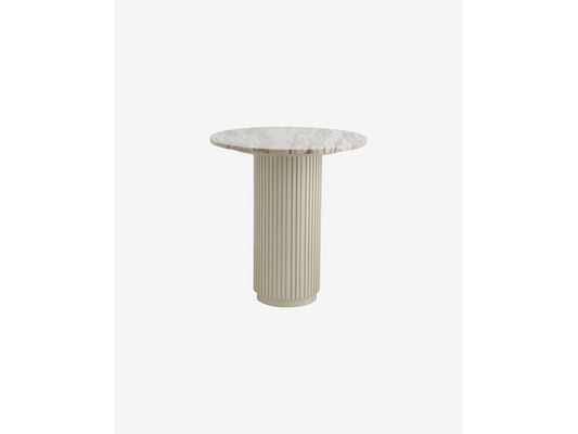 Nordal A/S ERIE cafe table - ivory marble top