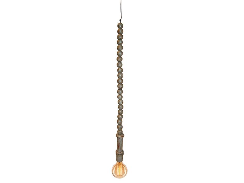 Trademark Living Bruce loftslampe i træ - antikgrå Trademark Living