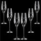 MATRIVO Two Hearts Champagneglas med Swarovski krystaller -
