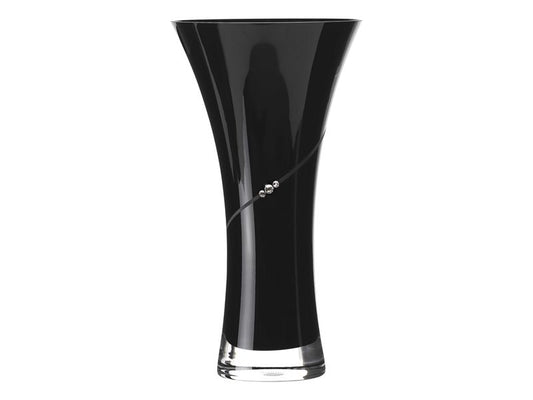 MATRIVO Black New Pen Vase med Swarovski krystaller