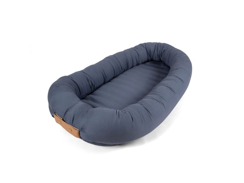 FILIBABBA Babynest - Kapok Muddly blue FILIBABBA