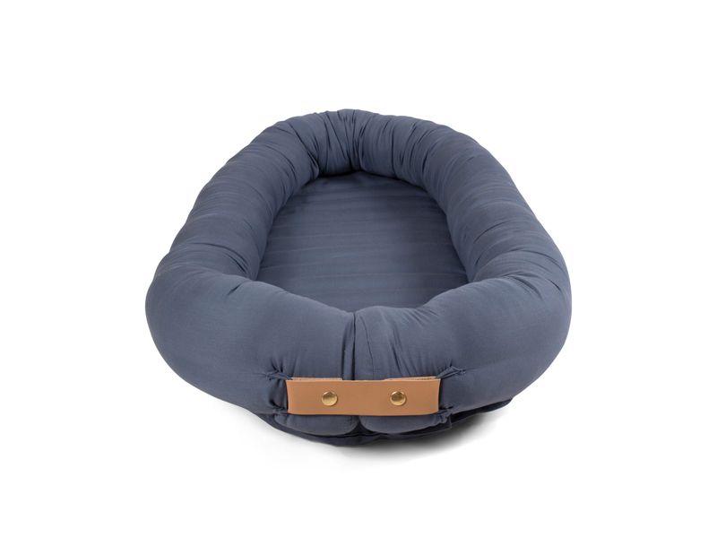 FILIBABBA Babynest - Kapok Muddly blue FILIBABBA