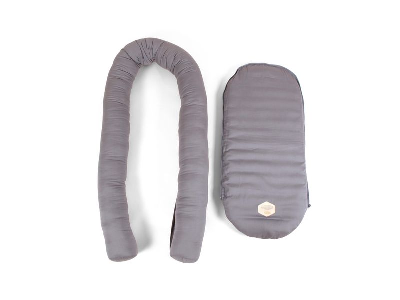 FILIBABBA Babynest - Kapok - Grey FILIBABBA