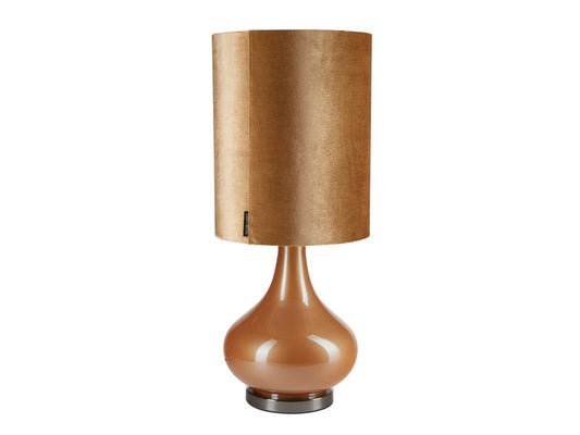 Margit Brandt MB Table lamp w/velvet shade - CURRY