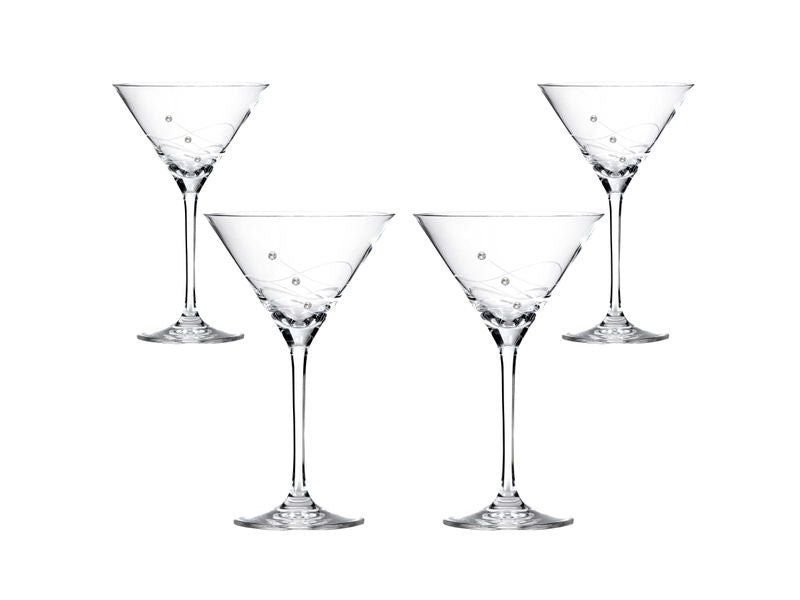 MATRIVO Clio Cocktailglas med Swarovski krystaller -